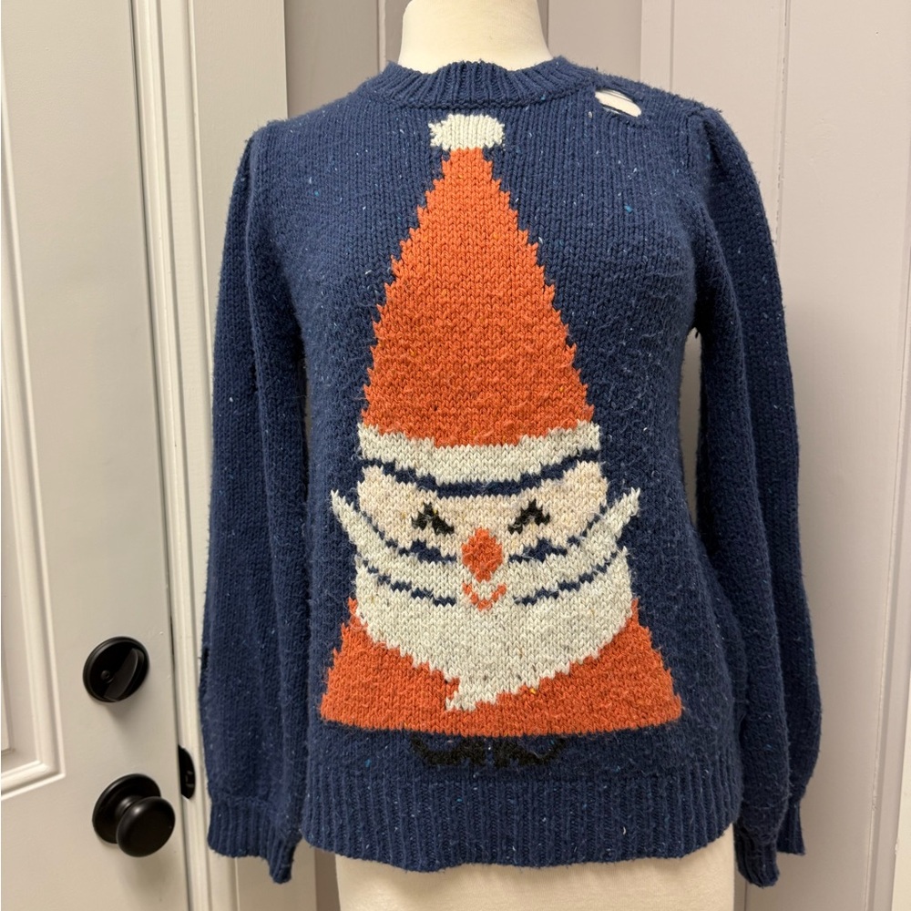 Wild fox Gnome distressed sweater
Super fun
